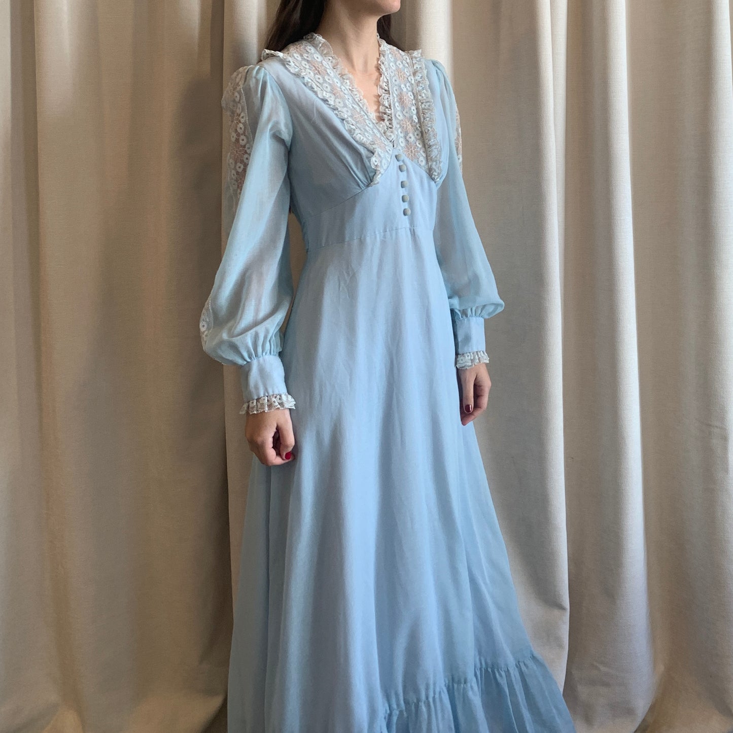 Blue Prairie Dress | M