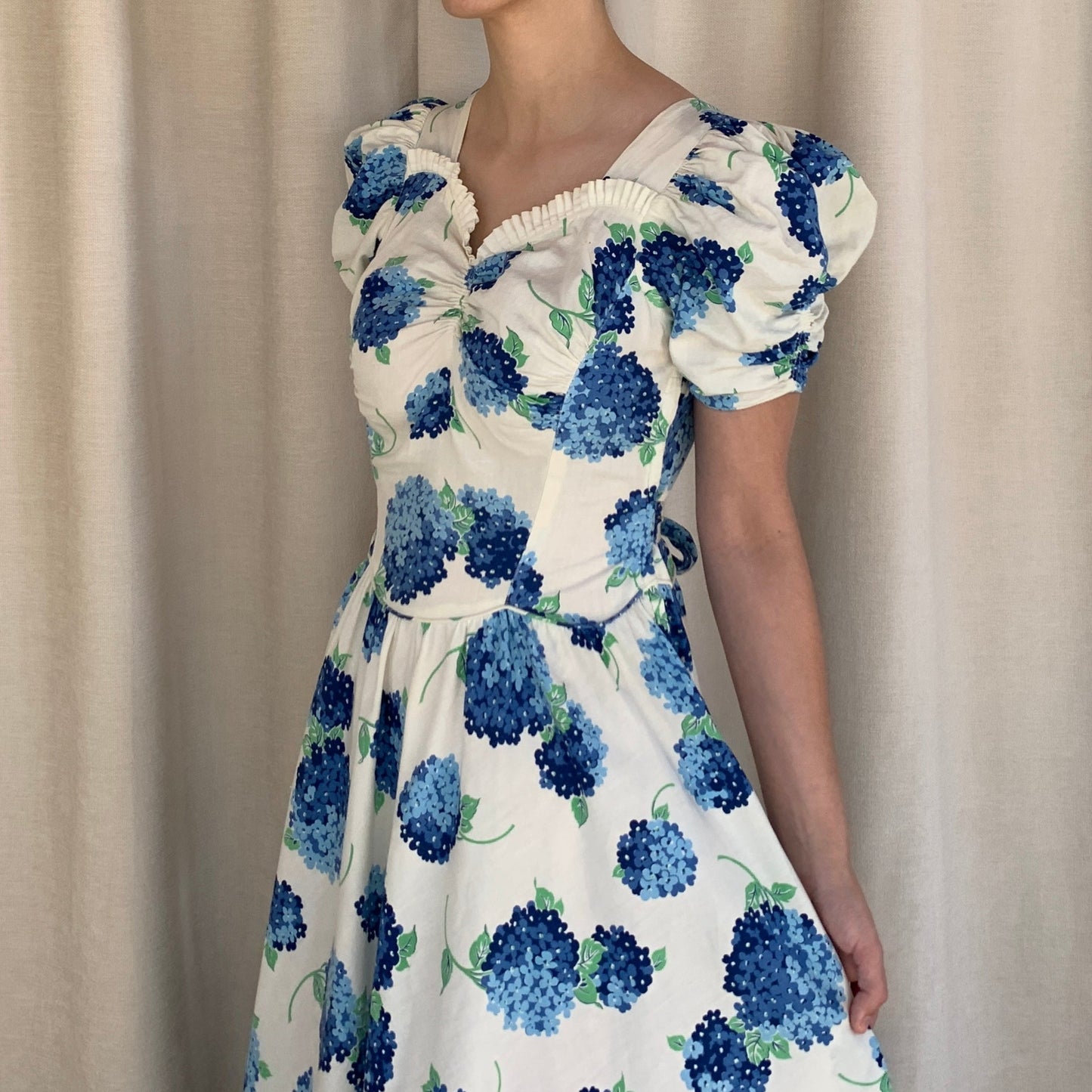 1940s Floral Dress | S