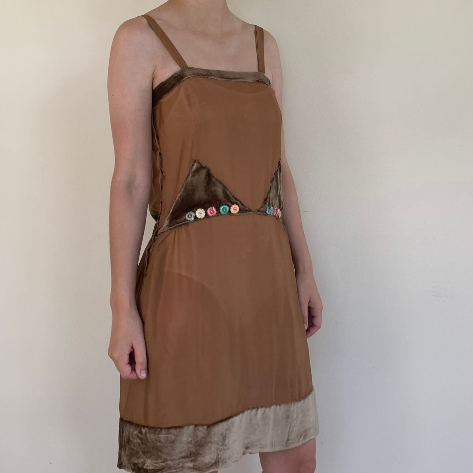 additional view of the dress worn on a model