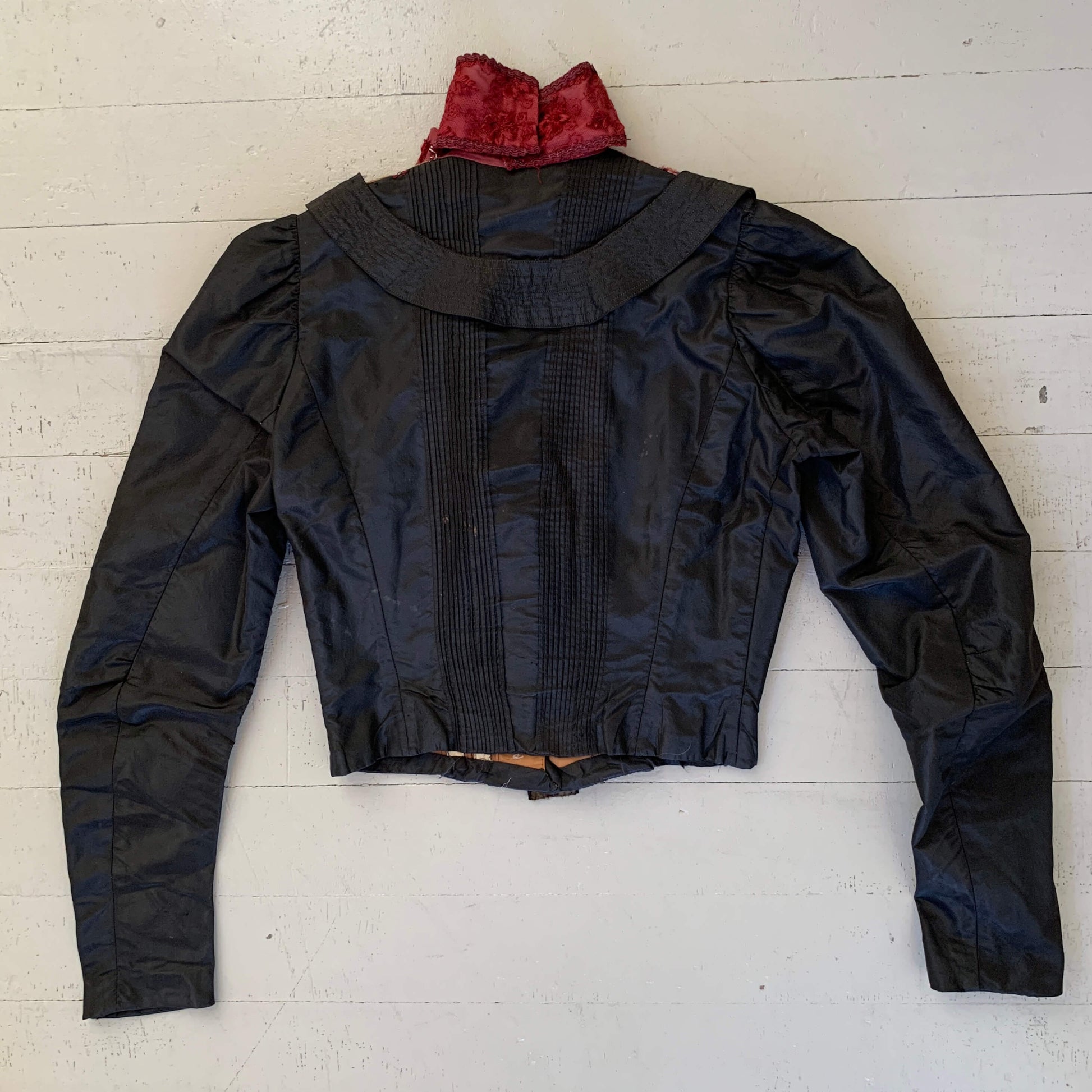 Back of top on wood floor
