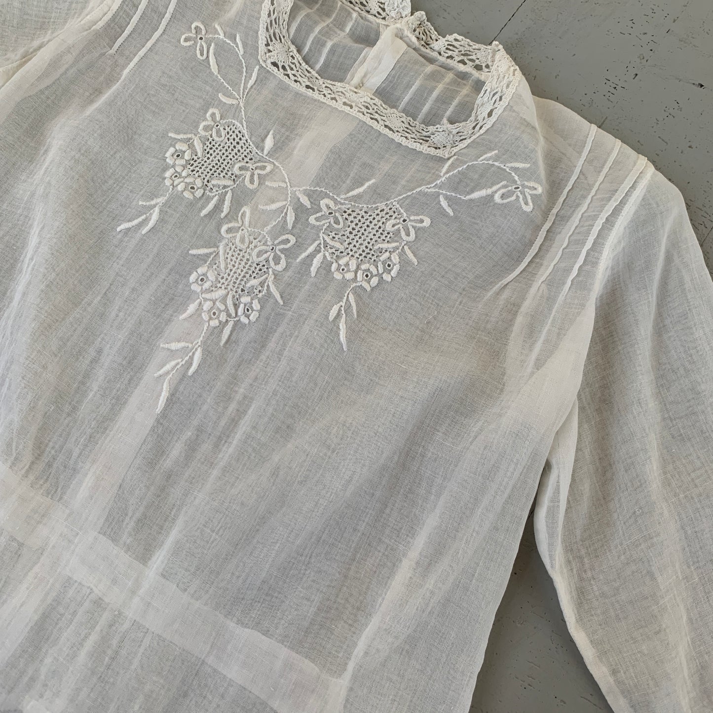 Sheer Edwardian blouse | XXS